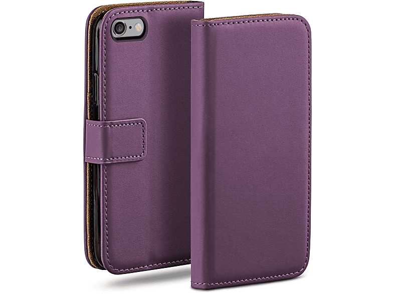 MOEX Book Case, Bookcover, Apple, iPhone 6s Plus / 6 Plus, Indigo-Violet