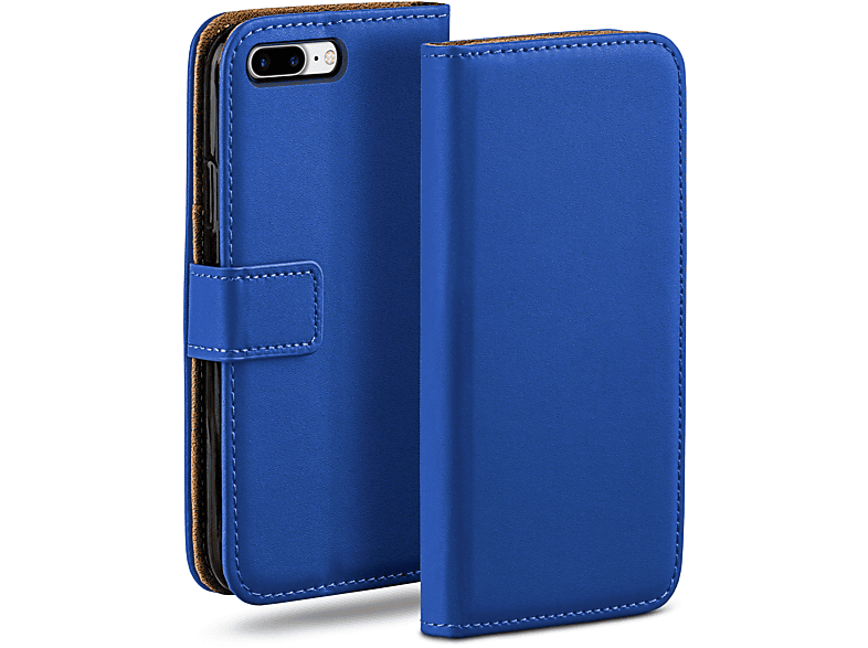 MOEX Book Case, Bookcover, Apple, iPhone 7 Plus / iPhone 8 Plus, Royal-Blue