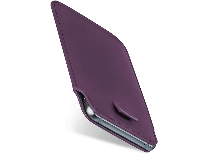 MOEX Slide Case, Full Cover, BlackBerry, KEYone, Indigo-Violet