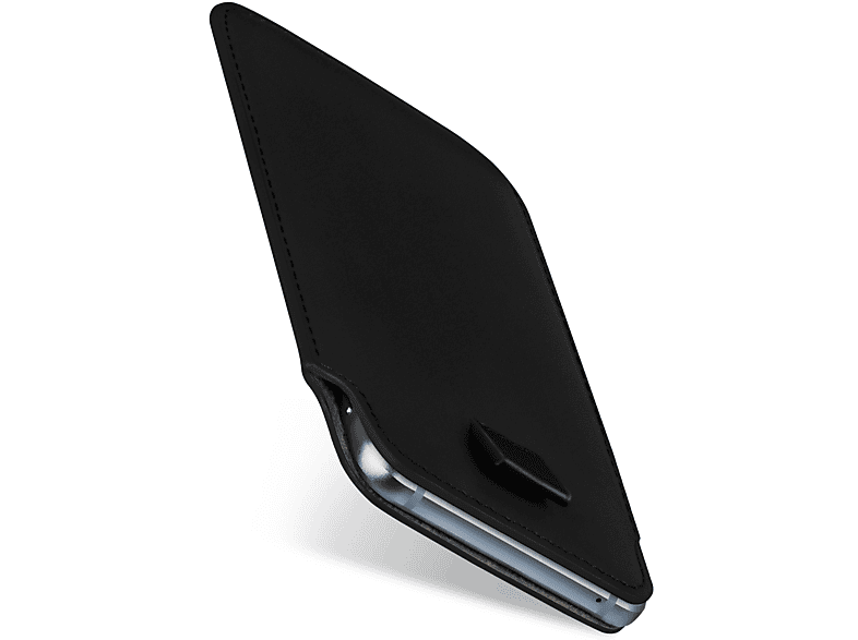 Slide MOEX Deep-Black Full Case, LG, Plus, Cover, Q7