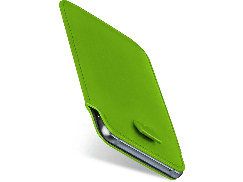 MOEX Slide Case, Full Cover, Basic, Emporia, Lime-Green Flip