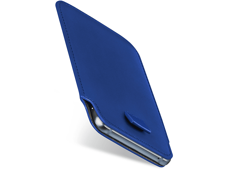 MOEX Slide Case, Full Cover, LG, Q7 Plus, Royal-Blue