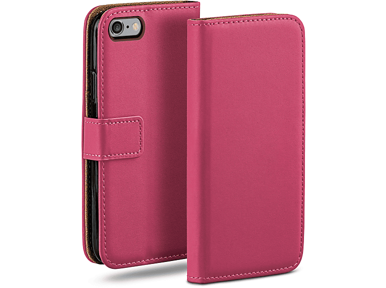 6s Berry-Fuchsia Book iPhone MOEX Bookcover, Plus Case, Apple, 6 Plus, /