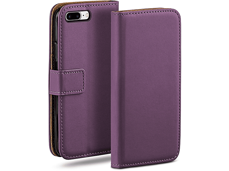MOEX Book Case, Bookcover, Apple, iPhone 7 Plus / iPhone 8 Plus, Indigo-Violet