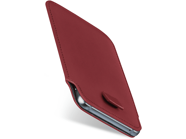 MOEX Slide Case, Full Cover, Flip Emporia, Basic, Maroon-Red