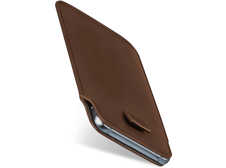 Case, Cover, MOEX Slide Oxide-Brown Basic, Flip Emporia, Full