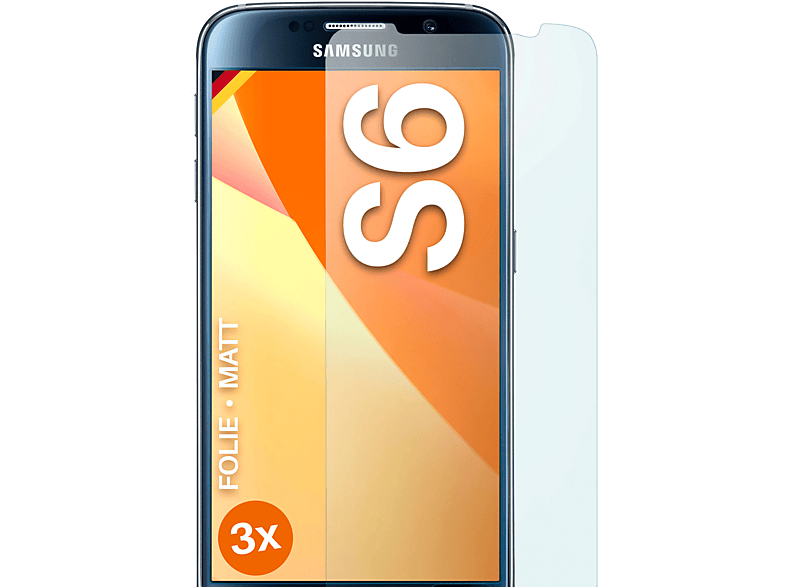 MOEX 3x Schutzfolie, matt Displayschutz(für Samsung Galaxy S6) | Displayschutzfolien & Gläser