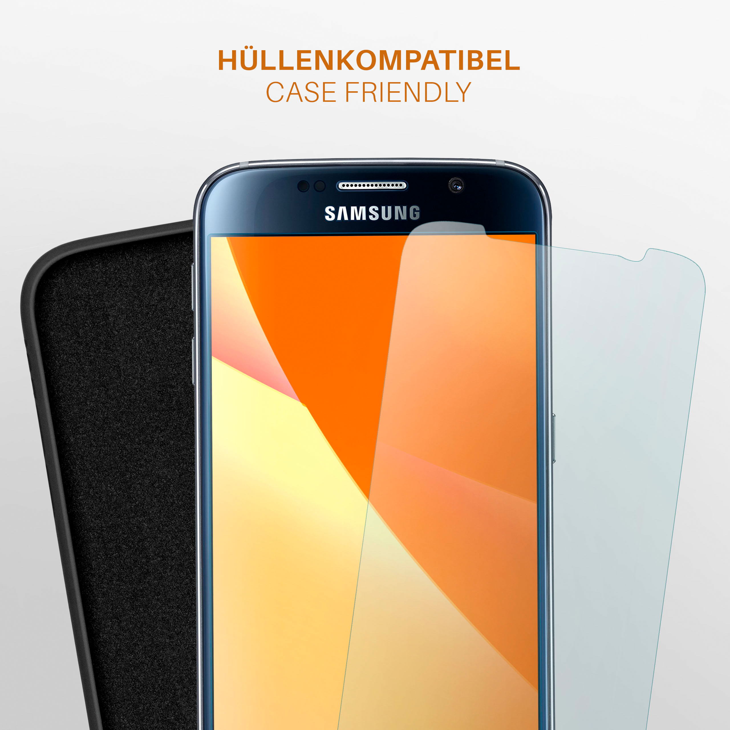 MOEX 3x Schutzfolie, matt Galaxy S6) Displayschutz(für Samsung