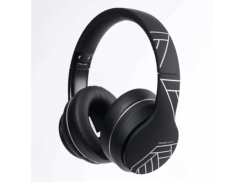 POWERLOCUS P6, Over-ear Kopfhörer Bluetooth Schwarz/Zilver