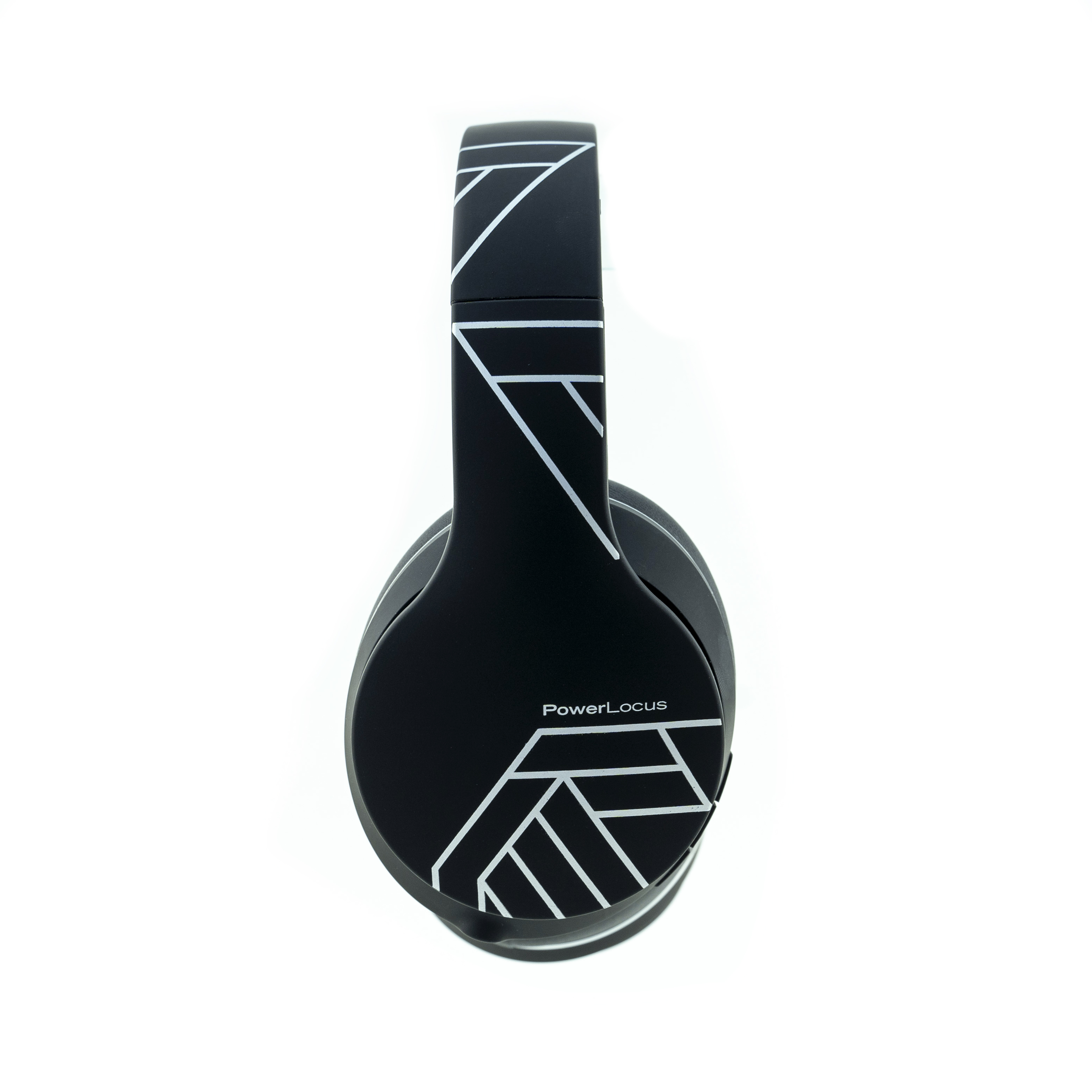 POWERLOCUS P6, Over-ear Bluetooth Schwarz/Zilver Kopfhörer