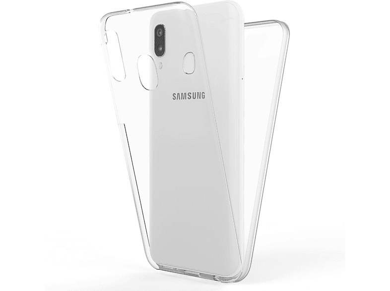 NALIA Klare Transparent Galaxy 360 Hülle, Backcover, Samsung, Grad A20e