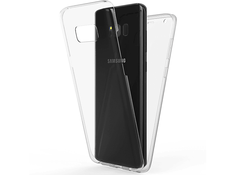 NALIA Klare 360 Grad Hülle, Backcover, Samsung, Galaxy S8 Plus, Transparent