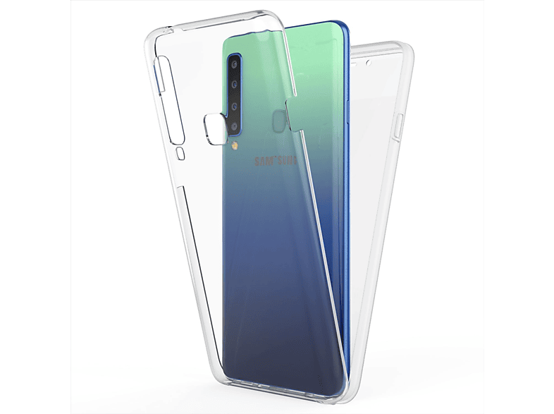 360 NALIA Klare Backcover, A9 Galaxy (2018), Transparent Hülle, Samsung, Grad