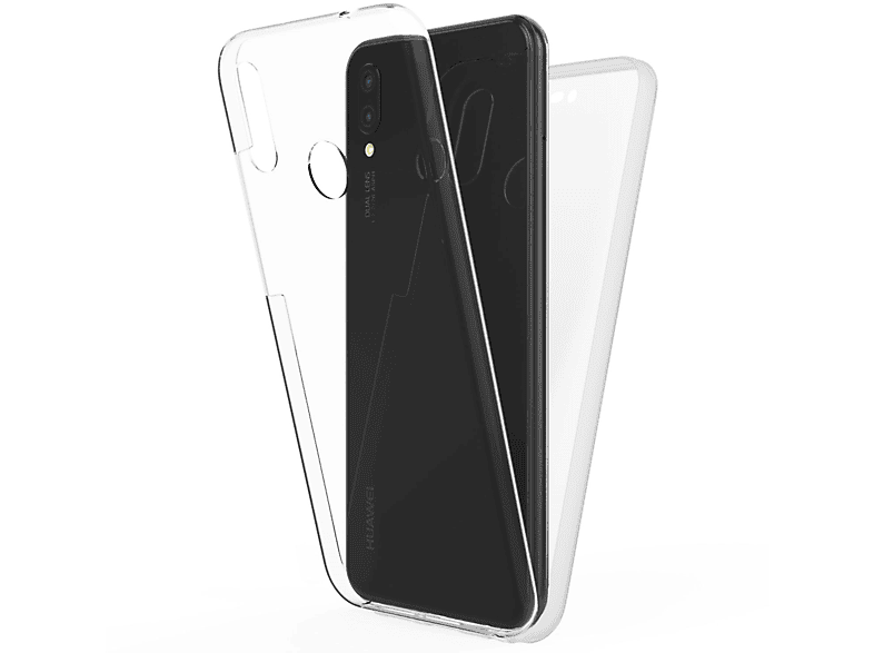 NALIA Klare P Transparent 360 Grad (2018), Smart Hülle, Backcover, Huawei, Plus