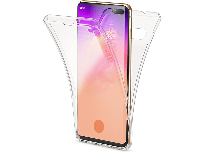 Samsung, NALIA Klare S10 Grad Silikon Backcover, Hülle, 360 Plus, Galaxy Transparent