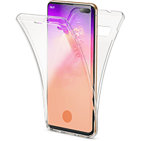 NALIA Klare 360 Grad Silikon Hülle, Backcover, Samsung, Galaxy S10 Plus, Transparent