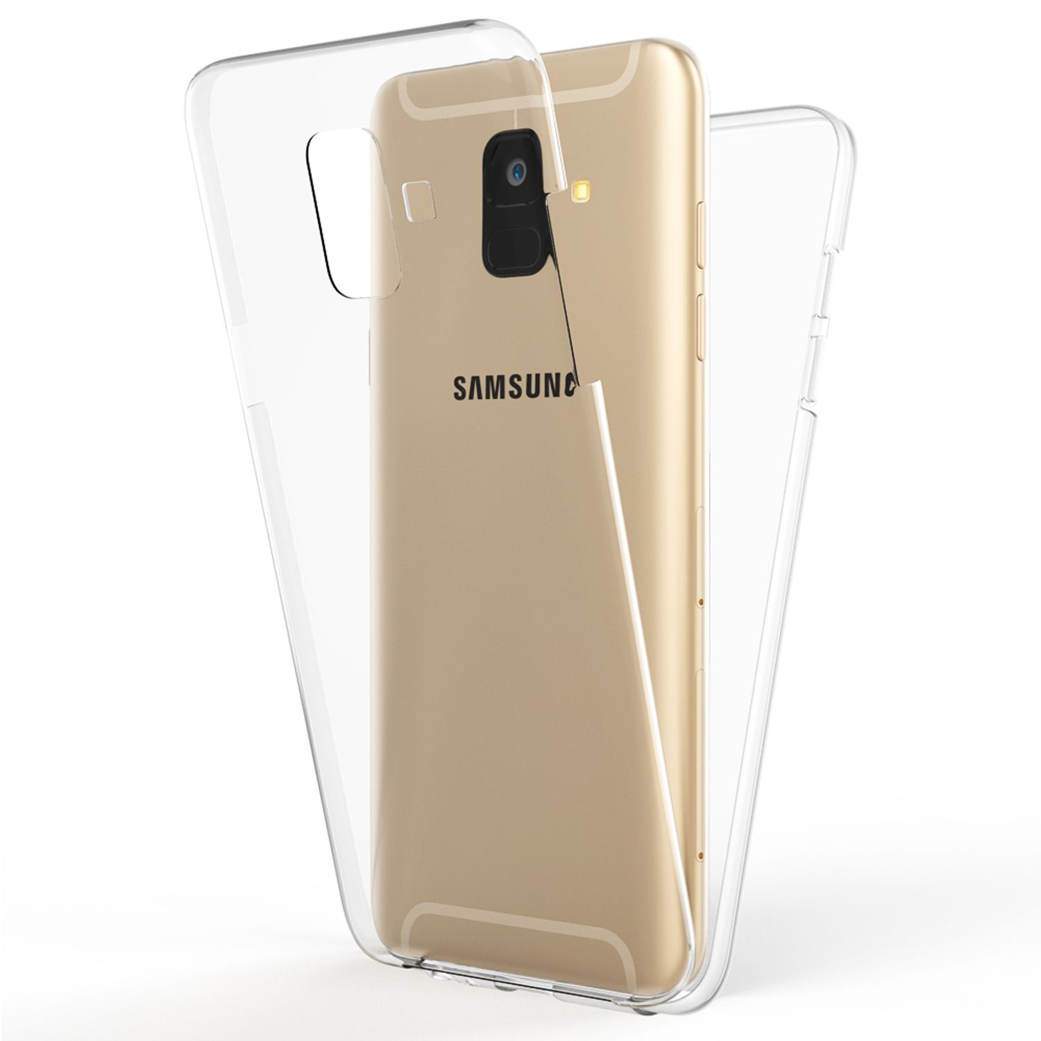 Galaxy Samsung, Hülle, Transparent NALIA Grad Klare A6, Backcover, 360