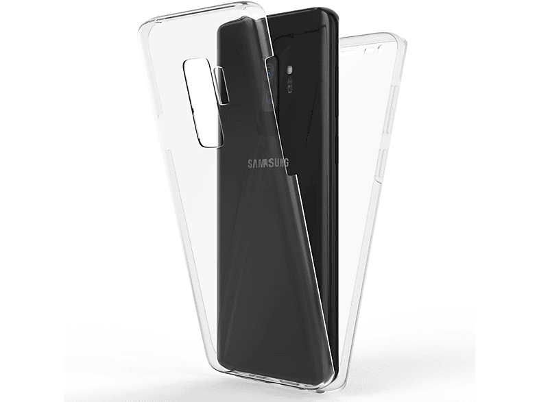 NALIA Klare 360 Grad Hülle, Backcover, Samsung, Galaxy S9 Plus, Transparent
