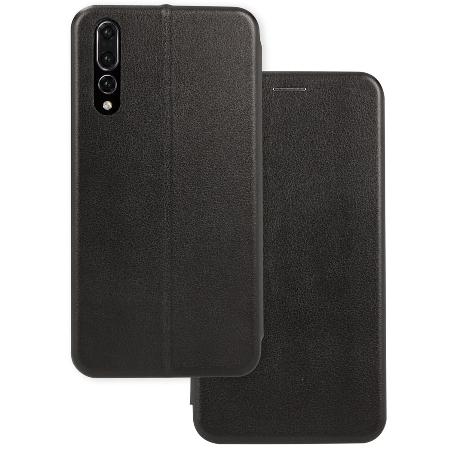 mit Schwarz Flip Pro, NALIA Case Huawei, Flip Klapphülle Magnetverschluss, Cover, P20