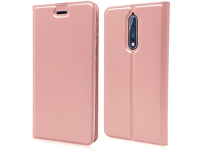 Klapphülle NALIA Flip Case Magnetverschluss, Nokia, 8, verfügbar mit Cover, Flip Nicht