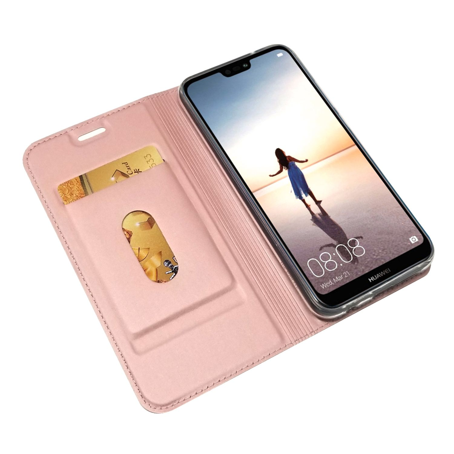 NALIA Flip Case Klapphülle P20 Huawei, Magnetverschluss, Nicht mit verfügbar Lite, Flip Cover