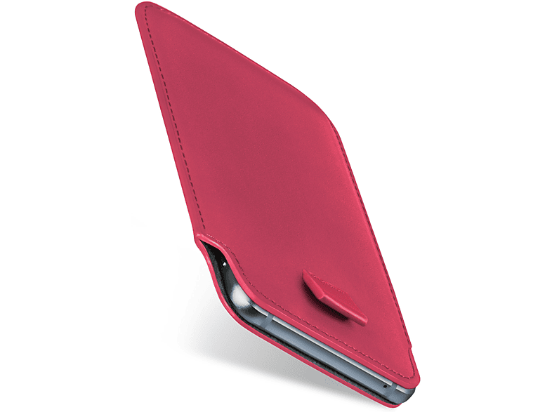 MOEX Slide Case, Cover, Berry-Fuchsia Full BQ, Pro, Aquaris X