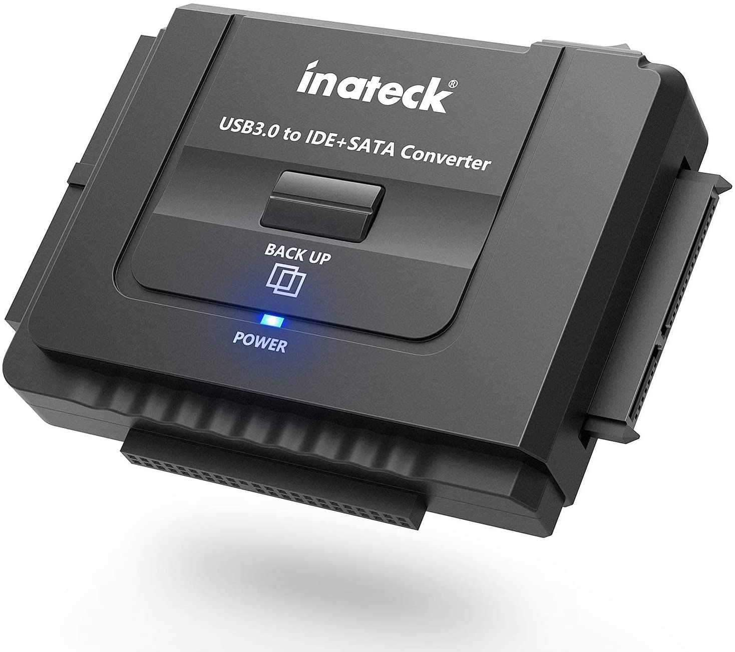 Inateck Idesata Usb 3.0 adaptador docking station convertidor para 2.5 y 3.5 disco duro 12v 2a