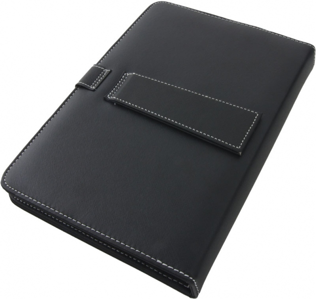 Schwarz Hülle Bookcover Tablet MADERA 10.1 für Tablet Kunstleder, Hülle ESPERANZA 10 Zoll