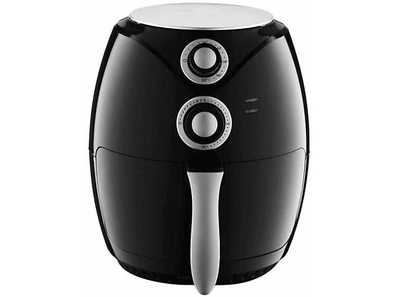 Watt mit EMERIO Silber 3,6 Heissluft-Fritteuse Air-Fryer 1400 AF-112828 Liter