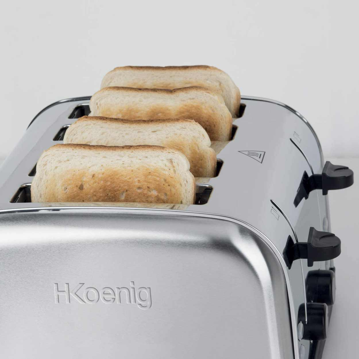 4) TOS14 Toaster (1500 H.KOENIG Schlitze: Silber Watt,