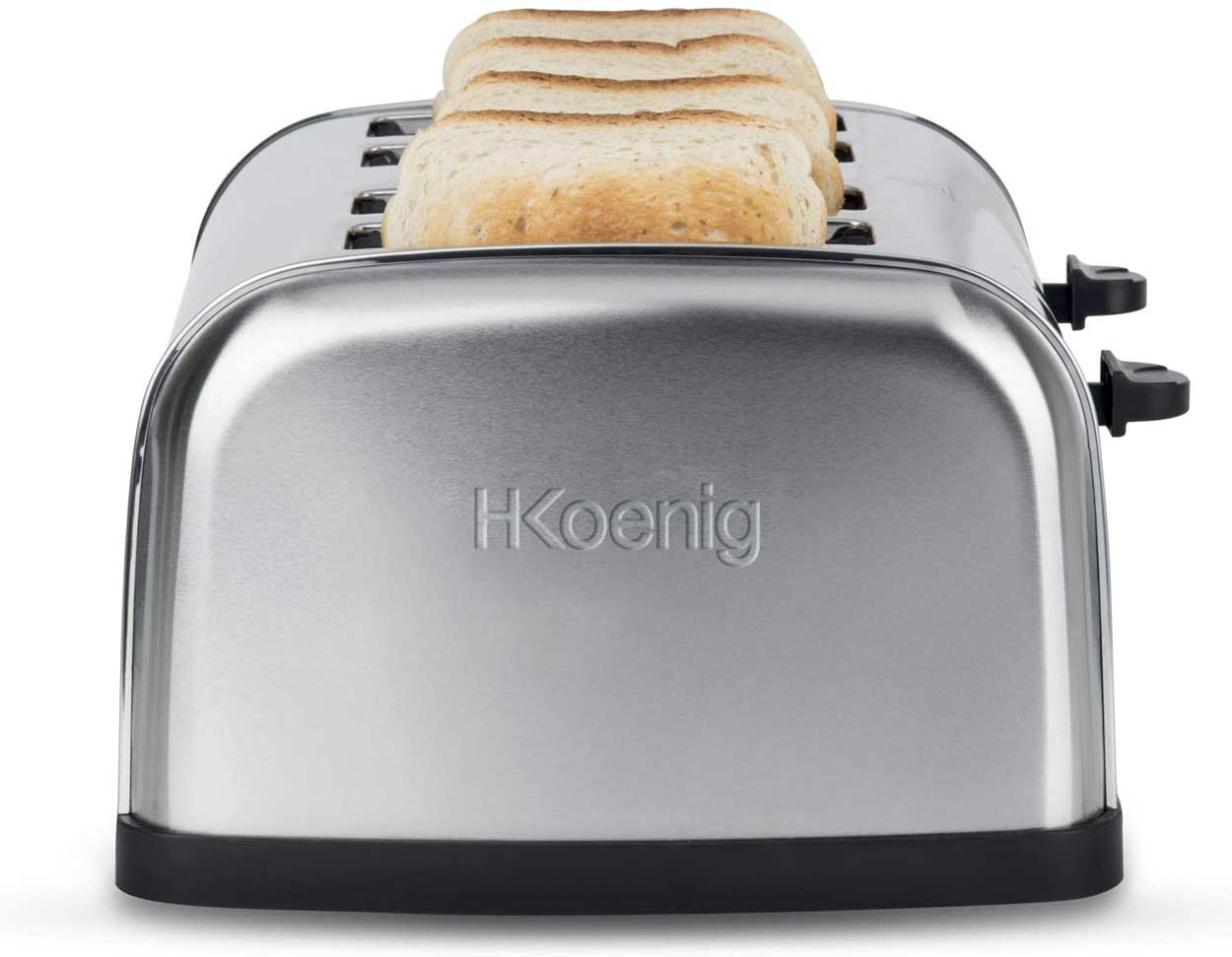 Toaster TOS14 (1500 H.KOENIG Schlitze: Watt, 4) Silber