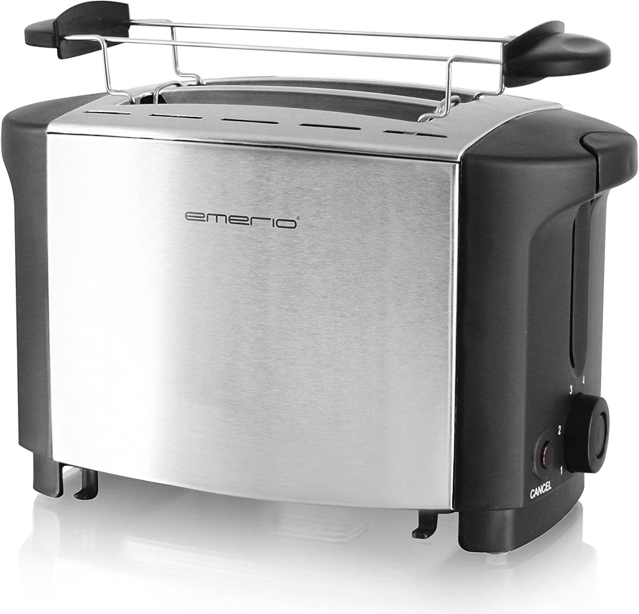 TO-108275.1 Schlitze: Watt, EMERIO Silber 2) (800 Toaster