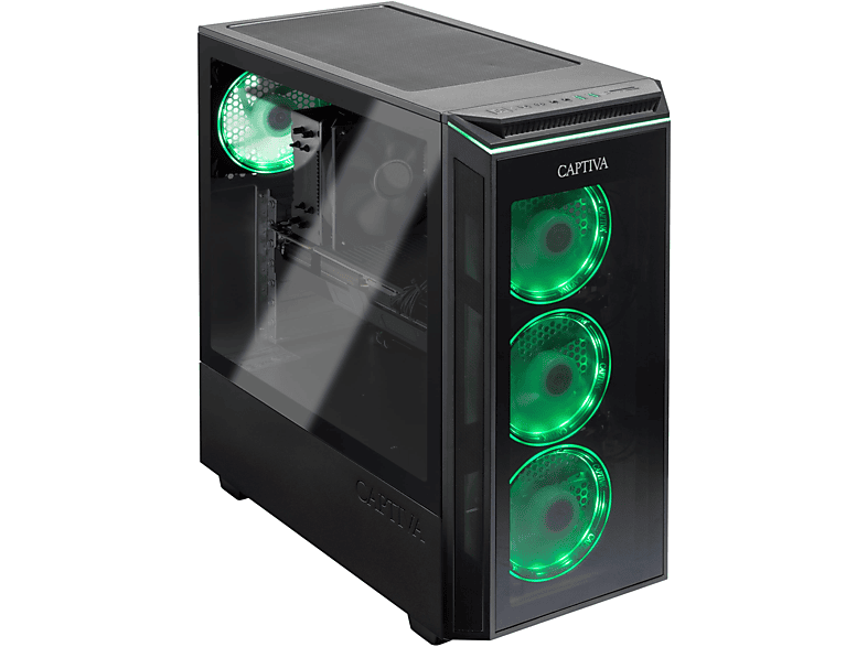 CAPTIVA Highend Gaming I72-225, ohne Betriebssystem, Gaming-PC mit Intel® Core™ i5 Prozessor, 16 GB RAM, 1000 GB SSD, NVIDIA GeForce RTX™ 4070 Ti, 12 GB