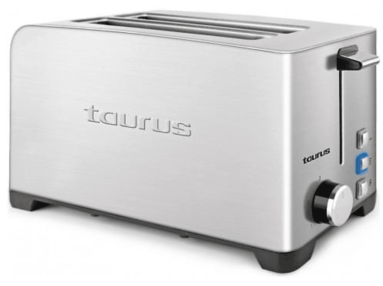 TAURUS MyToast Duplo Legend 2R Toaster Silber (1400 Watt, Schlitze: 2)