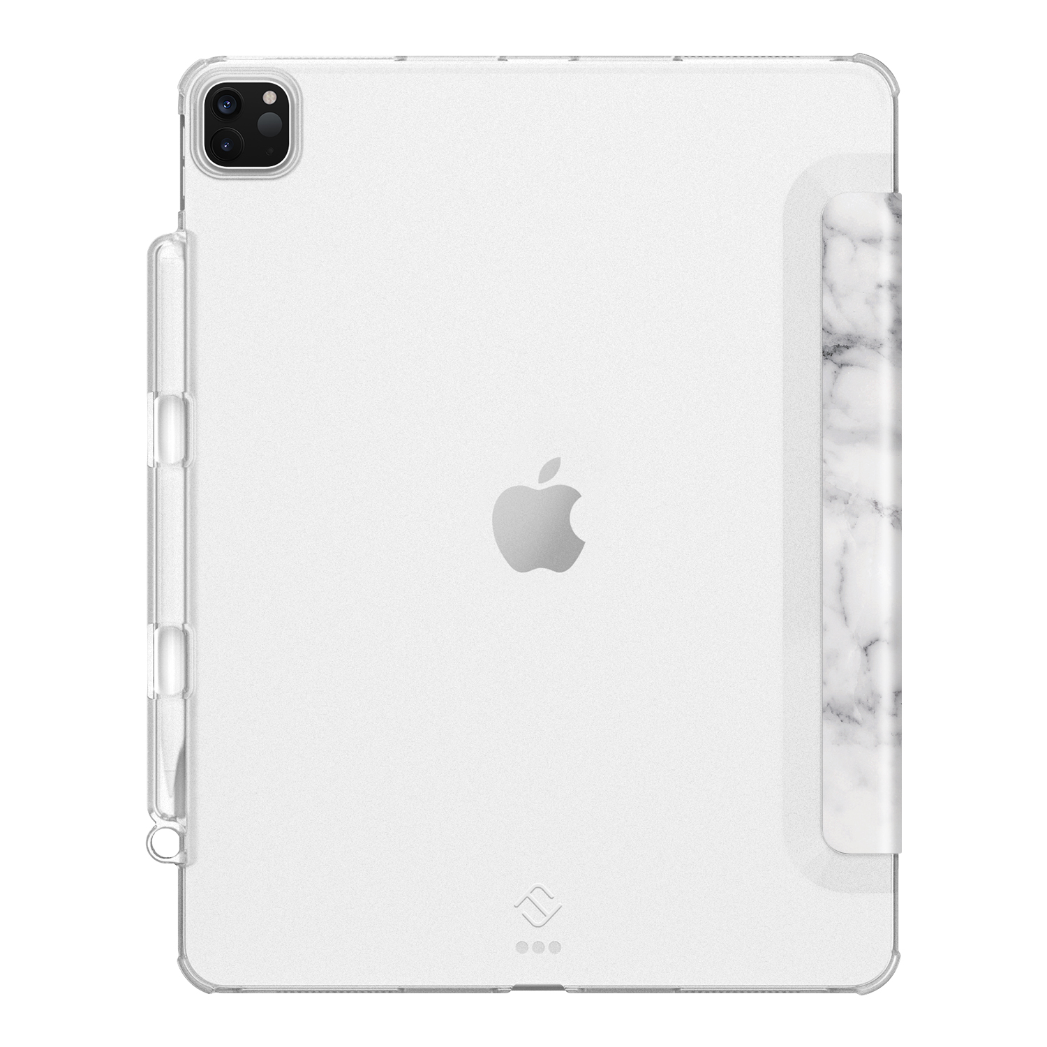 FINTIE Hülle Tablethülle Bookcover Marmor Apple Kunstleder, für Weiß