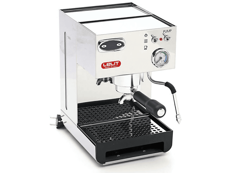 Cafetera express - PL42EM LELIT, 15 barbar, 1000 W, 2 tazas, Inox