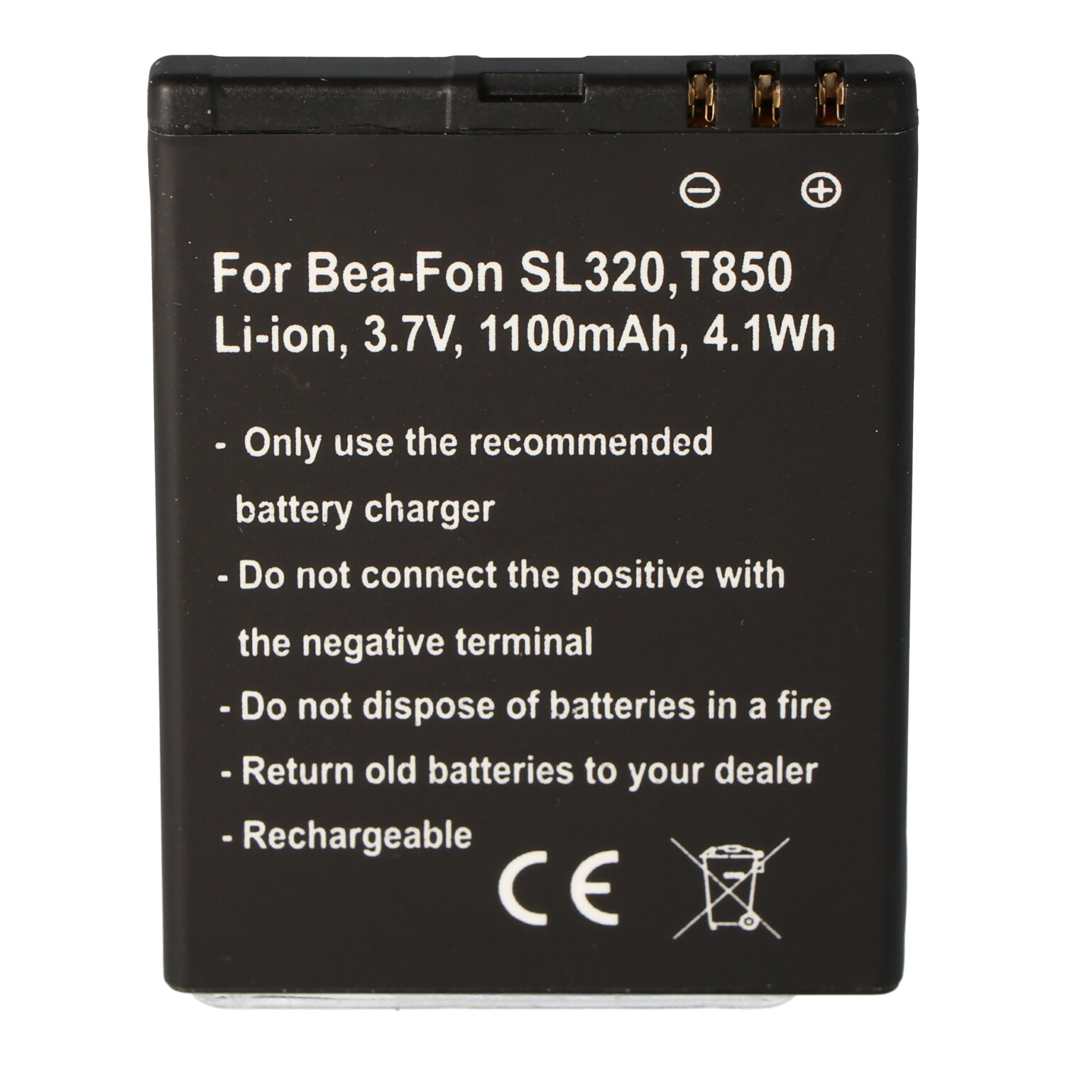 ACCUCELL Bea-Fon SL320 Uyumlu Li-ion Yedek Batarya/ Pil