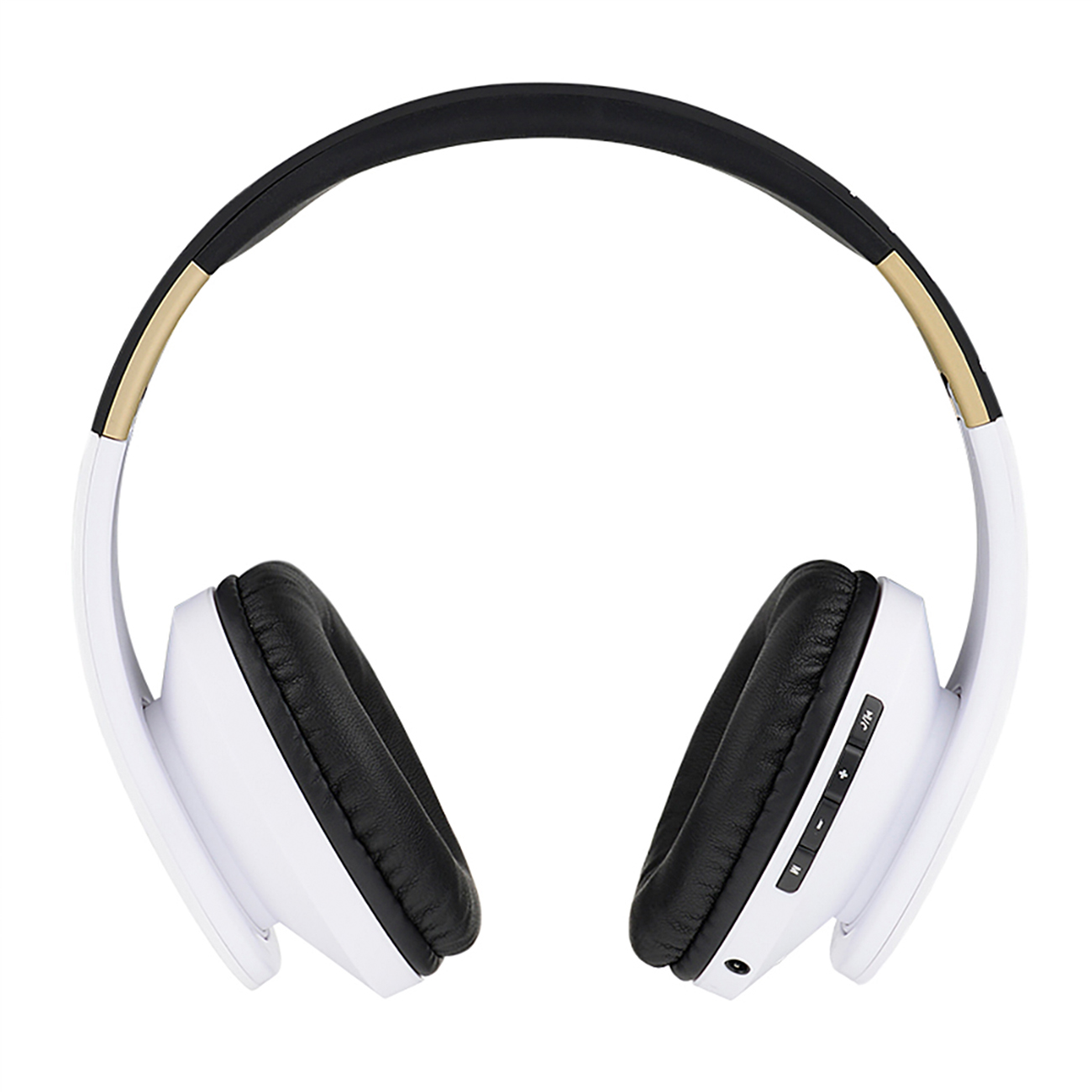 POWERLOCUS P2, Over-ear Kopfhörer Schwarz/Weiß Bluetooth