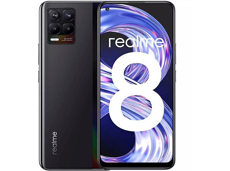 REALME 8 128 GB Black Dual SIM | MediaMarkt