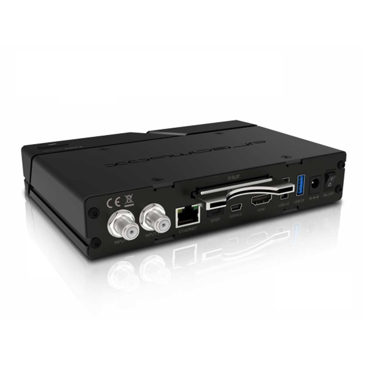 DREAM MULTIMEDIA TWO Dreambox UltraHD PVR-Funktion=optional, schwarz) Sat-Receiver DVB-S2, (HDTV