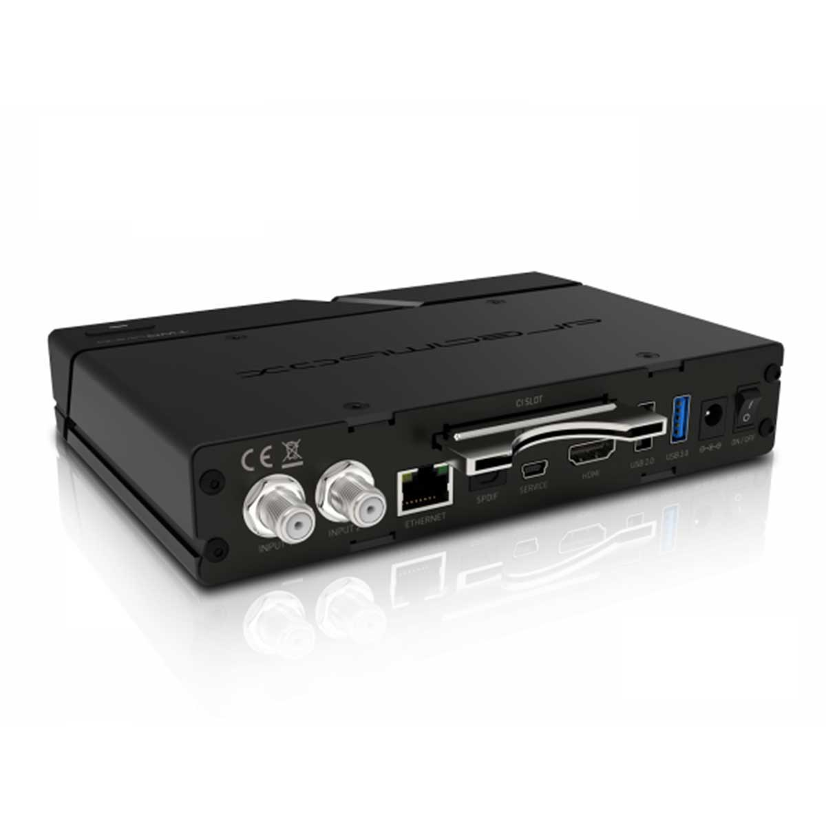 DREAM MULTIMEDIA (HDTV, TWO DVB-S2, UltraHD Dreambox schwarz) Sat-Receiver PVR-Funktion=optional