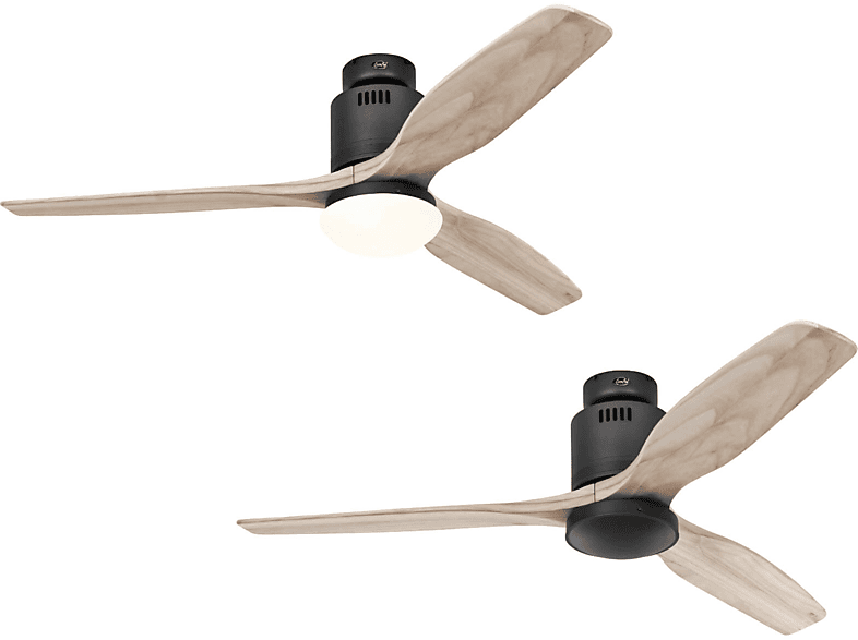 CASAFAN Aerodynamix Eco Deckenventilator Holzfarben (20 Watt) | Decken- und Wandventilatoren