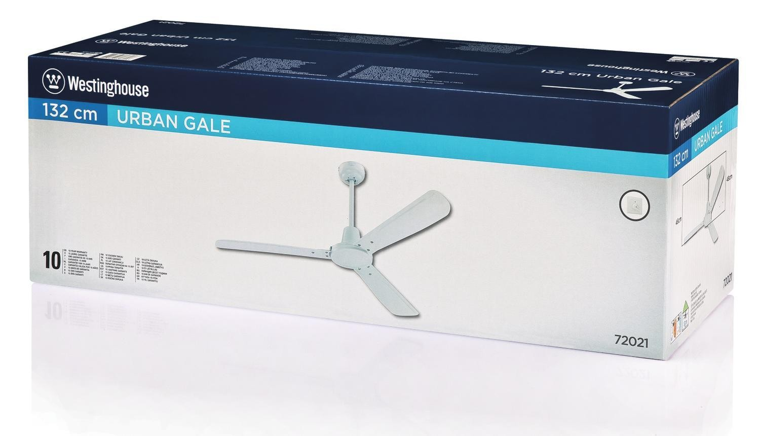 WESTINGHOUSE Urban Gale Deckenventilator Weiß (56 Watt)