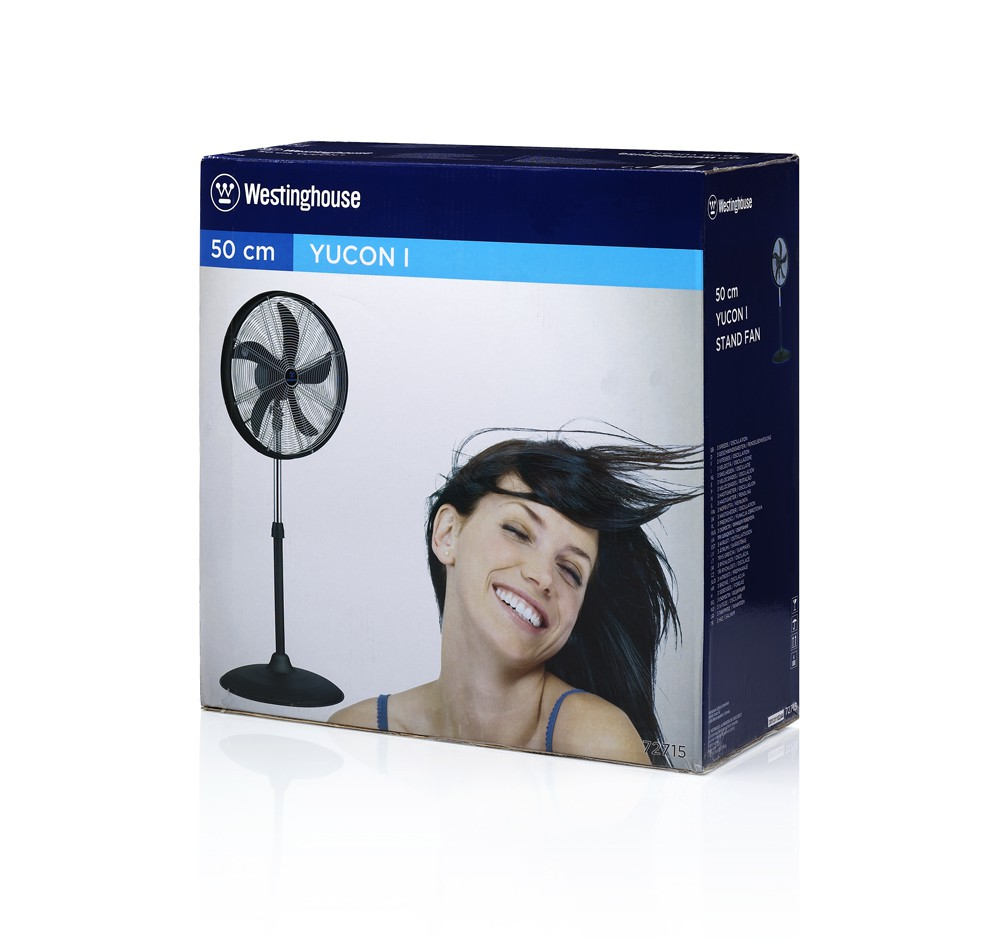 WESTINGHOUSE Yucon I Standventilator Grau / Silber / Titan (120 Watt)