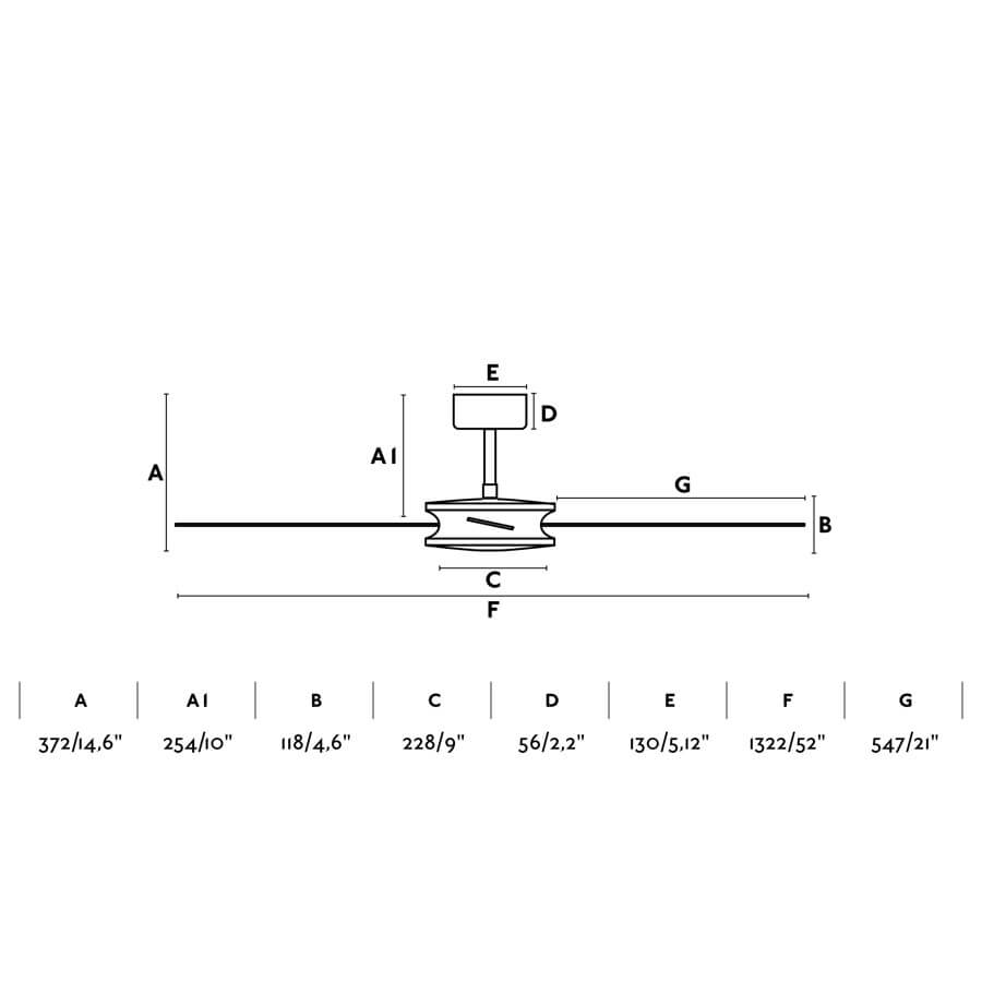 VENTILATORE DA SOFFITTO FARO 33724