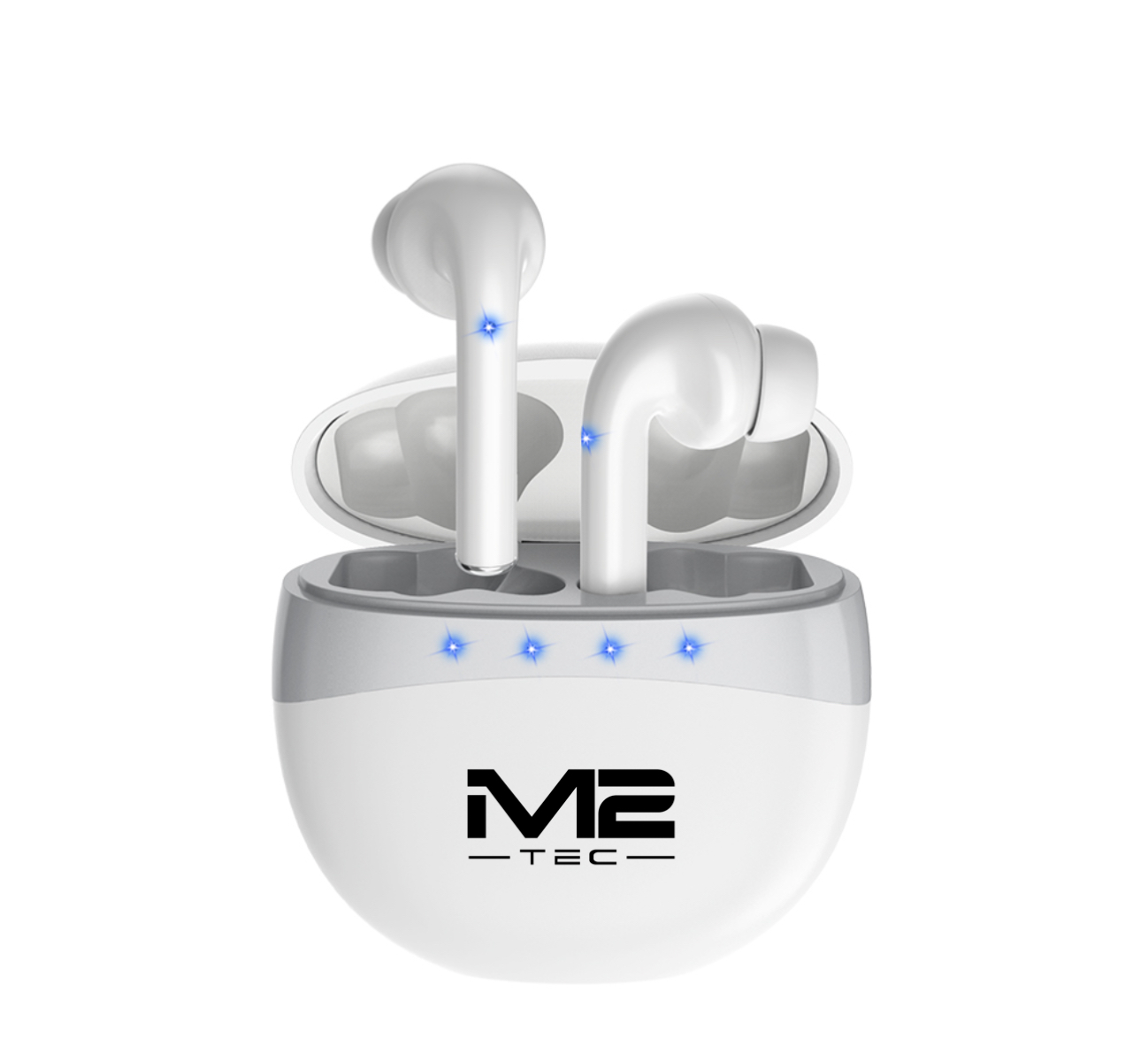 Kopfhörer In-ear Weiß M2-TEC Kopfhörer, Bluetooth