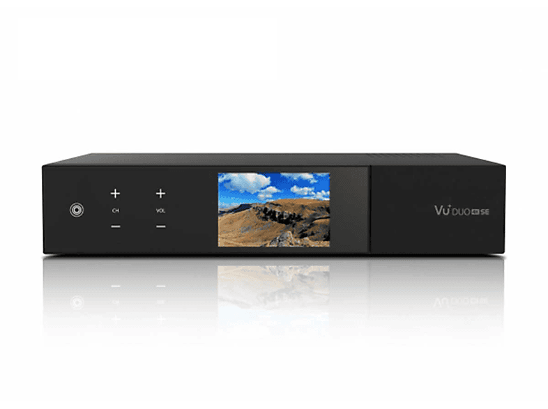 DVB-S2, (HDTV, DVB-S, Tuner, Sat-Receiver DUO schwarz) SE VU+ Twin 4K PVR-Funktion=optional,