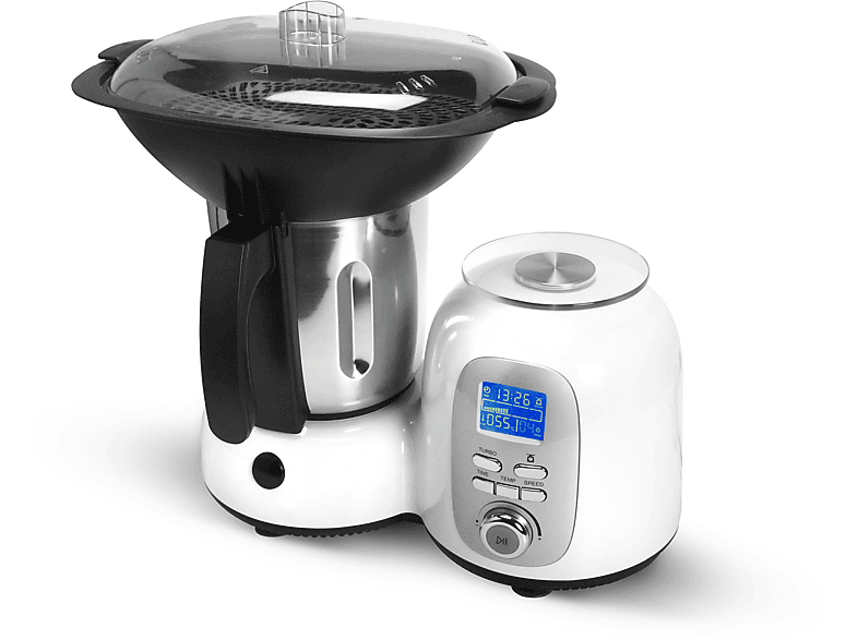 EFBE-SCHOTT HA 1020 Thermomaster Küchenmaschine Weiß (Rührschüsselkapazität: 2 l, 1500 Watt)