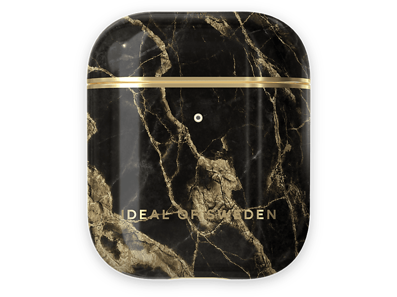 IDEAL OF Cover für: Marble Smoke Full SWEDEN AirPod Case Apple Golden passend IDFAPC-191