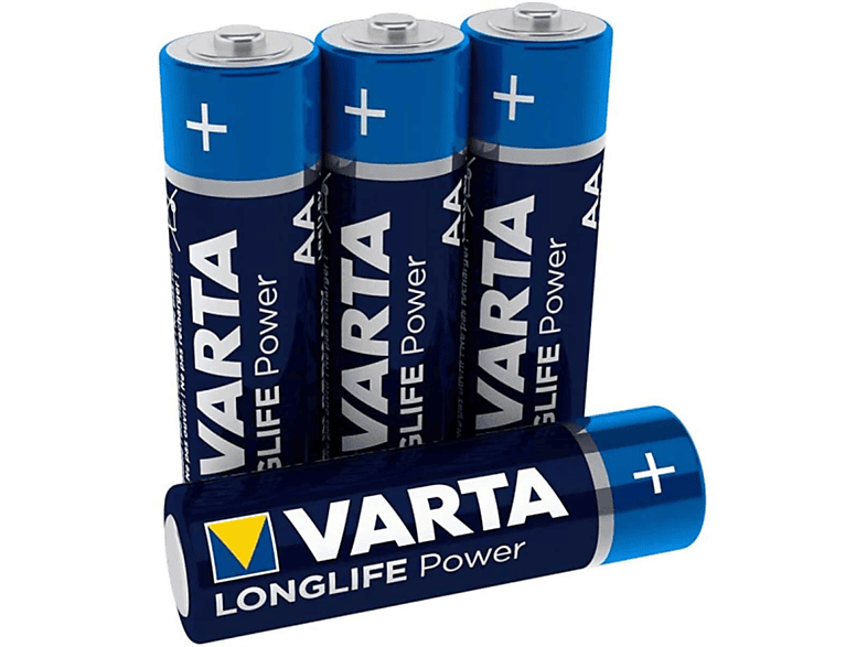 VARTA Longlife Power Mignon AA AlMn, 4906 Batterie Blister) Ah distancia (4er Batterie, Volt, 1.5 Mando 2.96 LR06